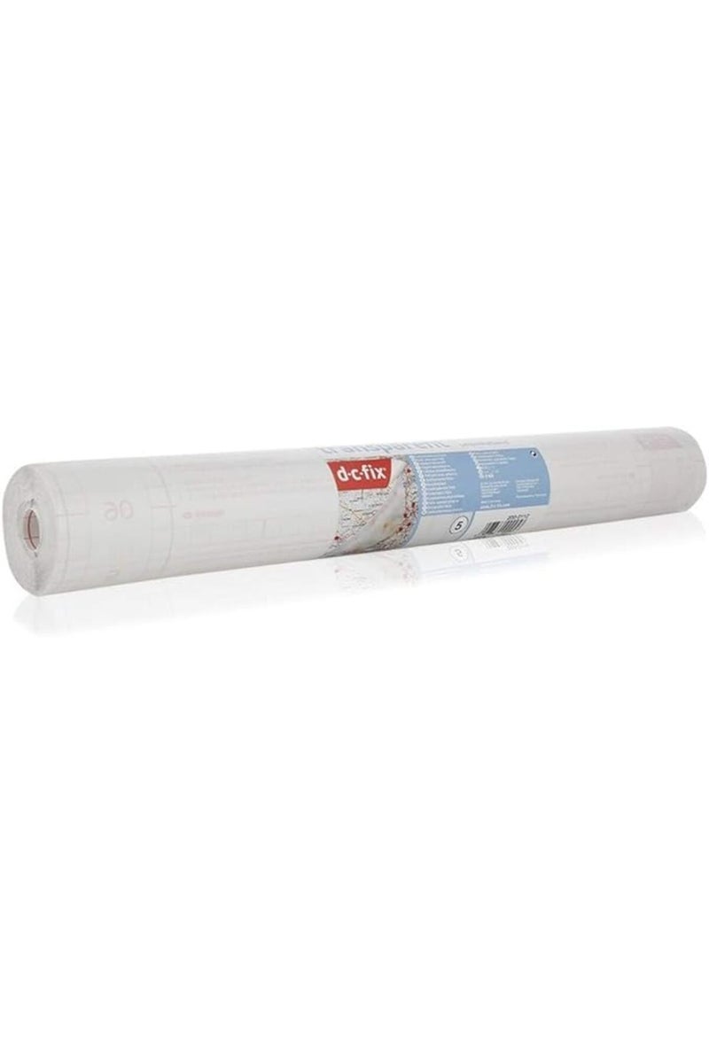 DC Fix Frosted Adhesive Foil, 45 cm x 7.2 Metre Size, Glossy/Clear